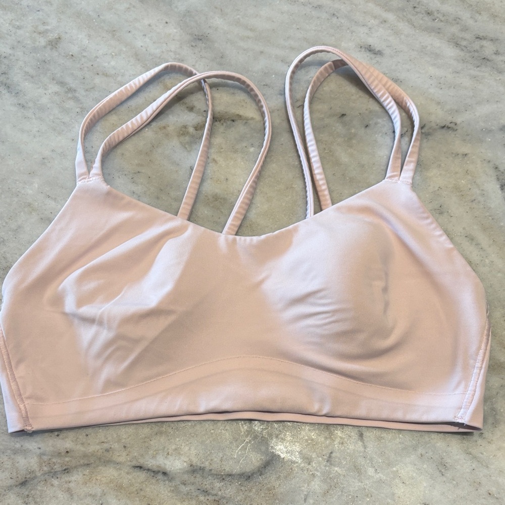 Lululemon Athletica Light Pink Sports Bra